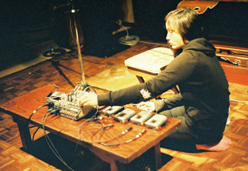 Beau making music