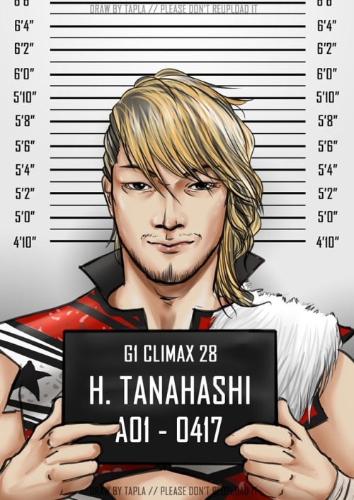 tapla: “G1 Climax 28 Fanart” ProjectA01 - 0417 Hiroshi Tanahashi