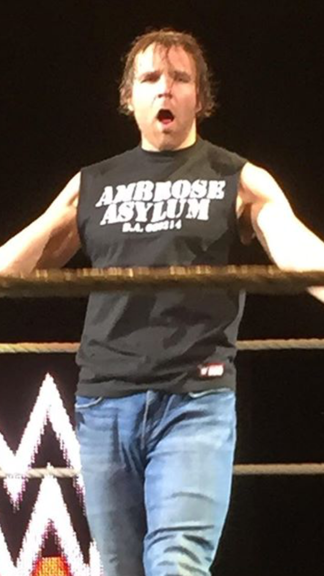 sabrina1982:  DEAN AT WWE BILLINGS   credit to owner 