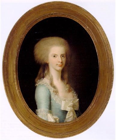 Portrait of Elisabeth Henriette Sophie Bernstorff by Jens Juel, 1786