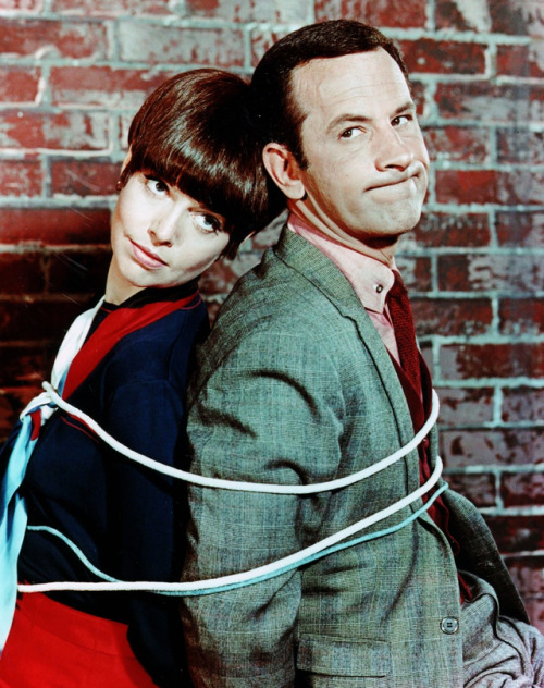 Barbara Feldon and Don Adams for Get Smart, 1960s.