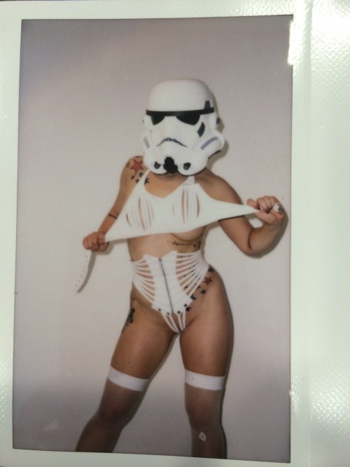 Porn photo annaleebelle:  Stormtrooper Polaroids for