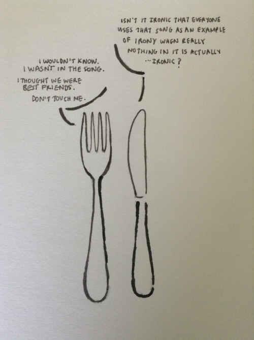What your cutlery talks about when you&rsquo;re not looking.