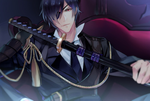 anime-fanarts:  Character: Shokudaikiri MitsutadaGame: Touken Ranbu燭台切❤ by たちはき (id 950160) | ※ Reprint with permission