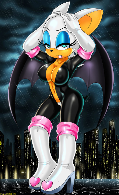 XXX shadbase:  Rouge The Bat in Latex. See all photo