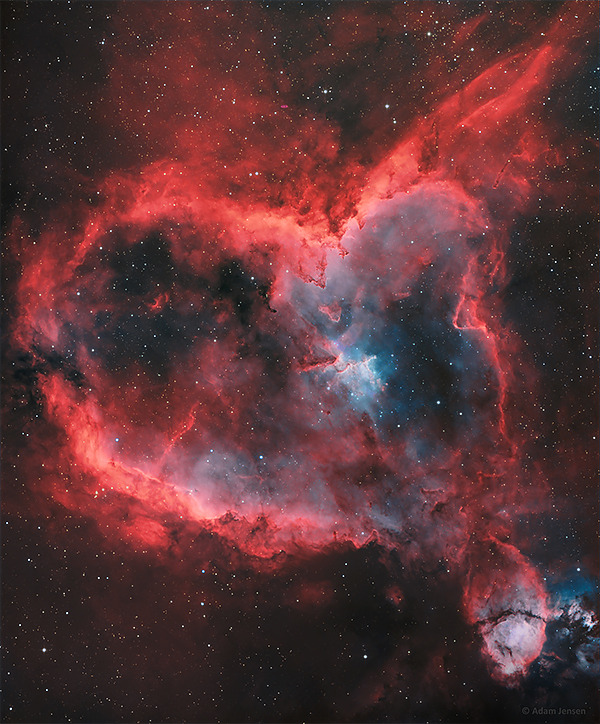 In the Heart of the Heart Nebula