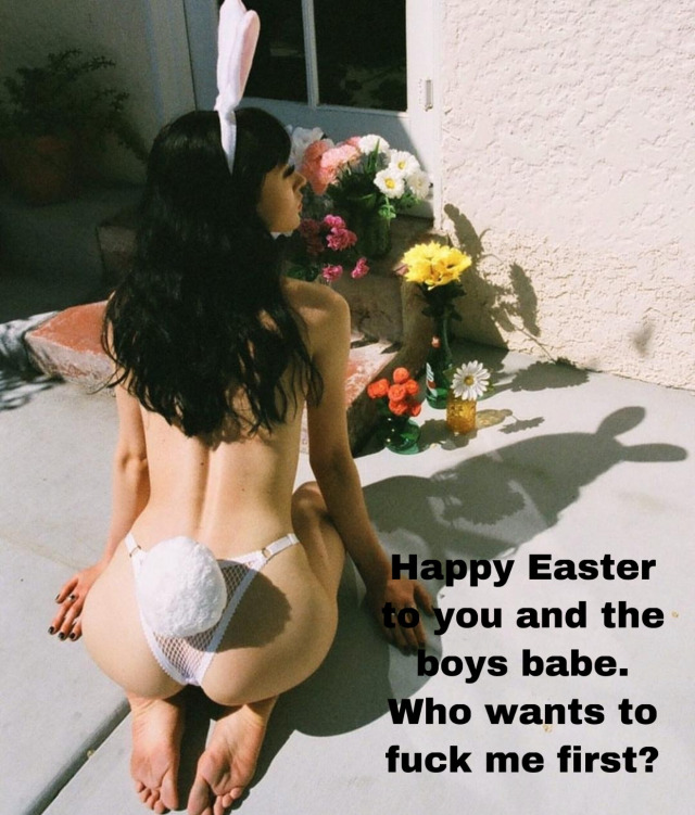 sharingiscaringgirlfriend:Fantasy: A naughty easter 🐣 