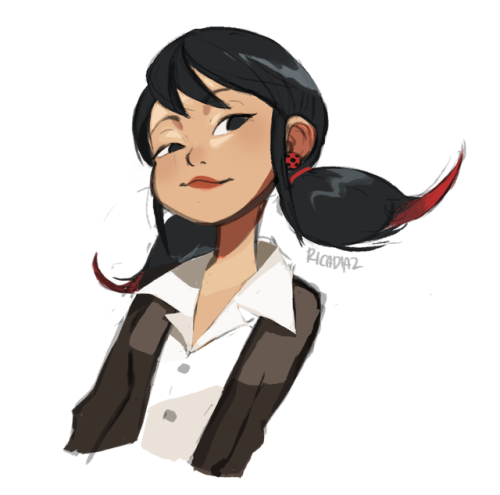 rxseartist: wonderfulworldofmoi: Marinette’s early designs of her having more asian features i