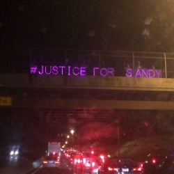 lonniiii:  Dallas North Tollway. Dallas stands with #SandraBland ✊🏾✊🏾✊🏾