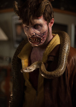 freddy-krueger:  special-effects-makeup:  “Daniel Radcliffe&rsquo;s transformation in the upcoming Horns has been kept largely under wraps ahead of the movie’s Halloween release date. But some totally amazing new pictures making the rounds online