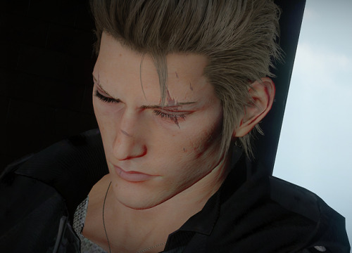metapoodle: Older Ignis takes off his specs. (I’m using the “Ifnis” mod by @f