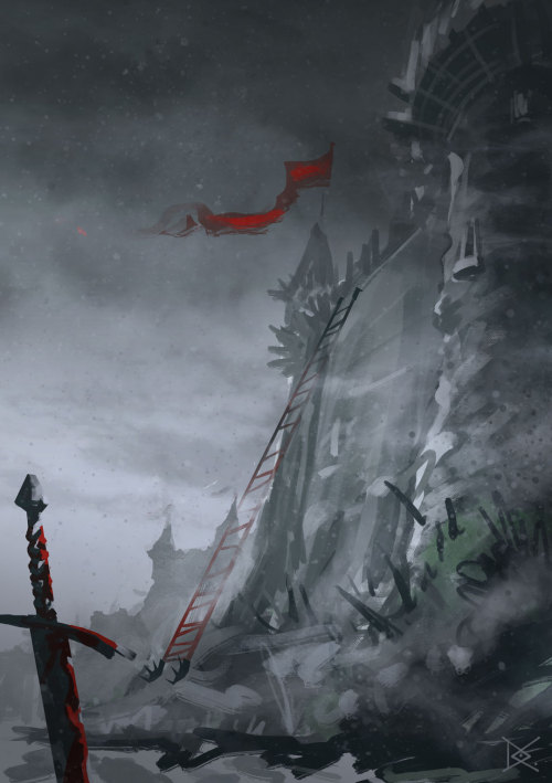 My first Daily Spitpaint : “siege ladder” 30minHard to finish what i would like to do first. I final