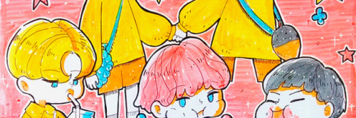 BTS in kindergarten I drew this on korean children&rsquo;s day