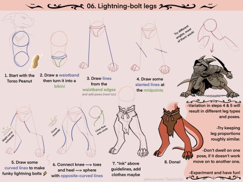 Lightning Bolt LegsLightning Bolt Legs!Digitigrade legs pretty hard, same tier as hands, but hopeful