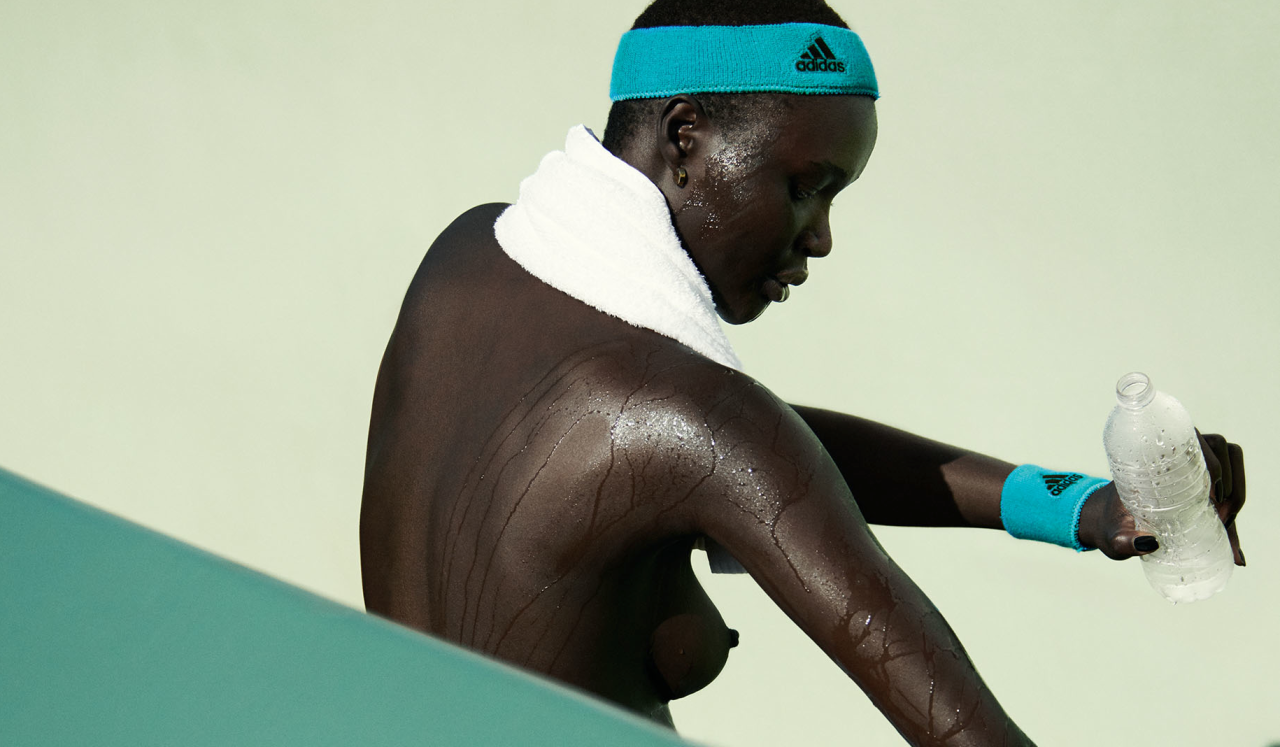 v-eck:  6-0 Ataui Deng by Julia Noni for Fat Man Magazine SS 2014 