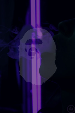 svdgod:  Purple Bape Edit By Me[Goldenhuff] 