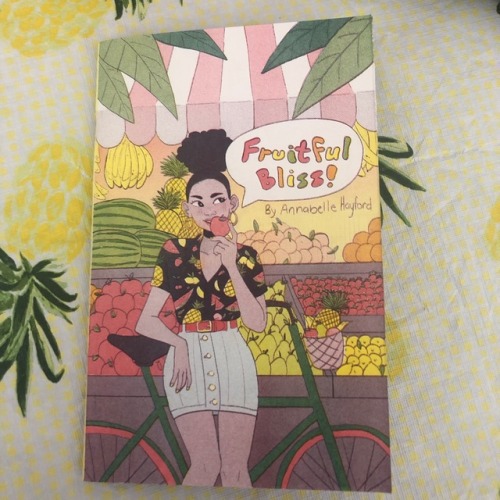 Fruitful Bliss first edition! A 16 paged 3 colored riso fashion zine I did for my sophomore illustra