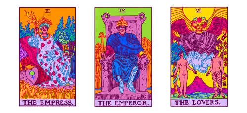 My most recent series that I’m working on is Tarot cards based on my hopes for the future. Part one 