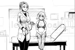 lewdua:  (Work in progress)Hey lewdies,“Nessie at the doctor”