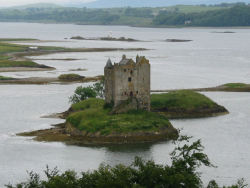 pagewoman:  Castle Stalker, Loch Laich, 