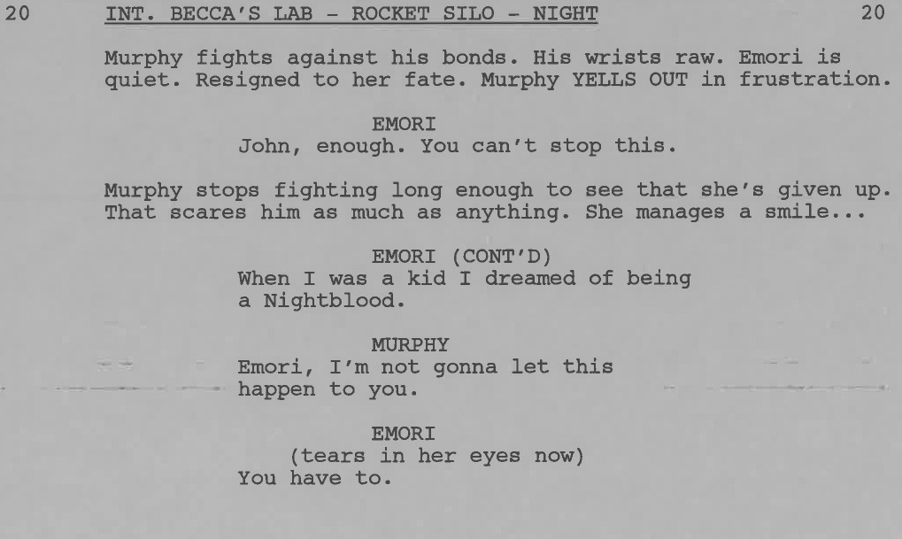 Happy Wednesday!  For today’s Script to Screen please enjoy this scene from “God