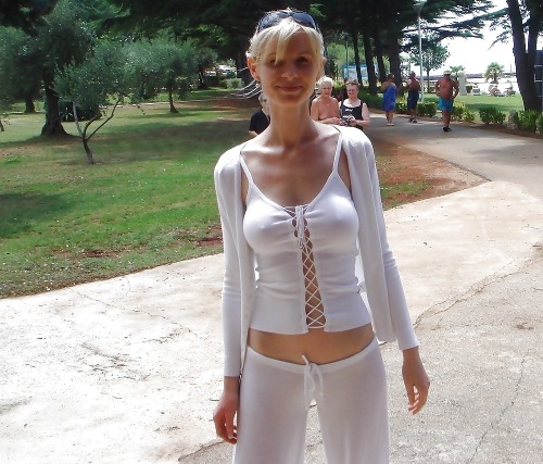 She might as well be naked