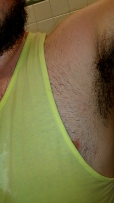 hairypitparadise:  Leaving the gym ……but