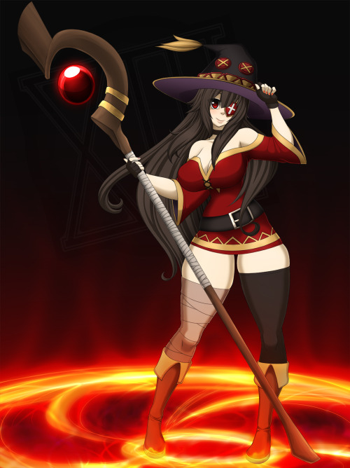  Megumin from KonoSuba + LH Version Our 85th seat on The Waifu List belongs to the powerful ArchWiza