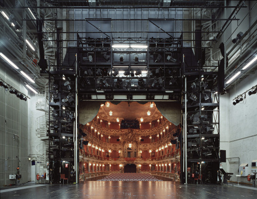 itscolossal:The Fourth Wall: A Rare View of Famous European Theater Auditoriums Photographed from th