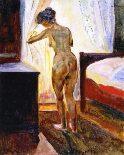 contemporaindufutur:  Morning (also known as Nude at the Window) ~ Edvard Munch 