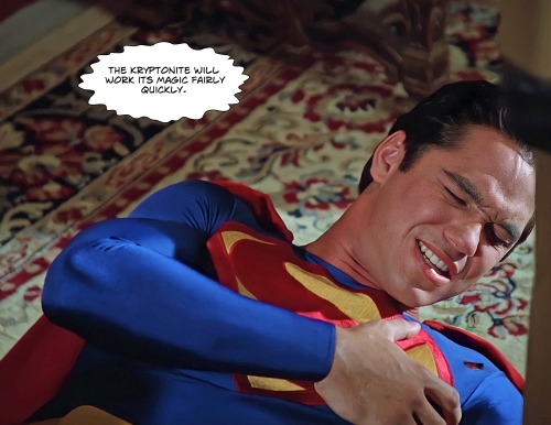 Superman stabbed