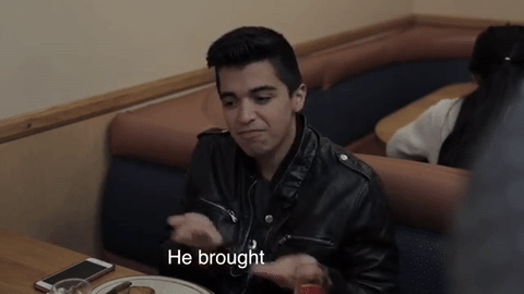 signinggifs:prettydudesweb:“Obviously this date isn’t going anywhere.”“The First Straw” Episode 1x06