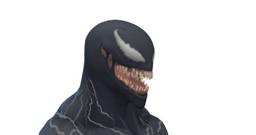 aralenorimaki01:I’ve manage to prepare 2 swatch for Venom. His teeth is fixed if you used No Teeth C