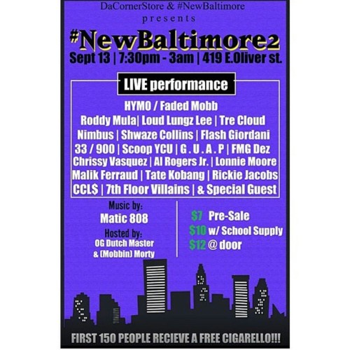 trecloud:  Catch me at #NewBaltimore2 Sept. 13