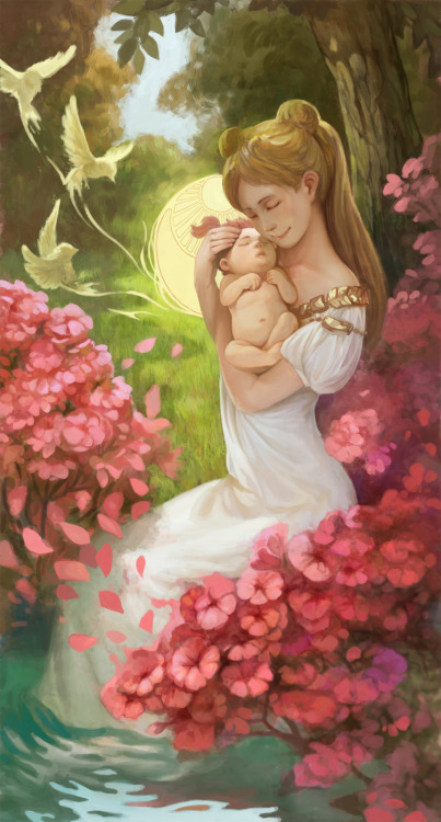 awesomedigitalart:  Motherhood by k-BOSE