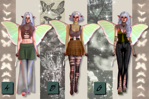 ookyspookysims: A thank you gift for 500 followers  ♡This is my interpretation of grunge fairycore