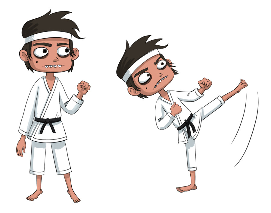 daronnefcy:  Some early Marcos!  The one on top is the first time I drew Marco as