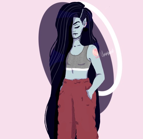 Marcy with a bubblegum tattoo