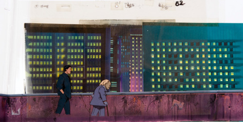subject-28: Akira (1988) / Key Master Setup (Cels x 3 + Original Backgrounds x 6) / 765mm x 350mm Ne