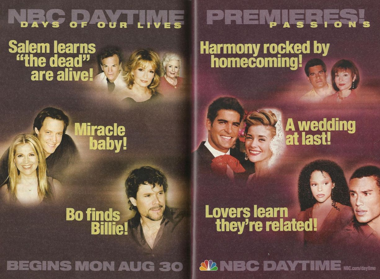 Classic Soap Opera Digest Covers — “NBC Daytime Premieres!” Josh Taylor
