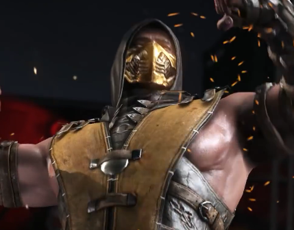 ripped-saurian:  Jumbo Spicy Big Ninja Dad scorpion showing off the goodsbara tiddies