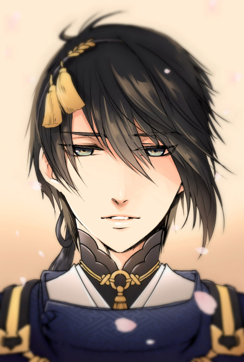 Suddenly I wanted to create, so painting the mikazuki!PS. This site is fun!:D ↓http://pixlr.com/expr