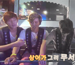 myeongsushi:  Meanwhile, hamster Gyu-nim….. 