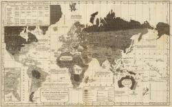 time-for-maps:  Moral &amp; Political Charts of the Inhabited World by W.C. Woodbridge - 1821 [5609x3479] 