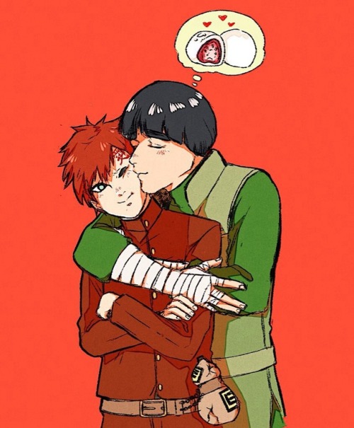 Lee loves kissing Gaara&rsquo;s face