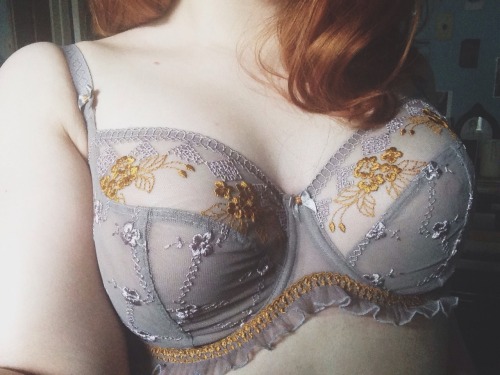 thelingerielesbian: the-perversions-of-quiet-girls: This kitten got new lingerie in the mail. HOLY C
