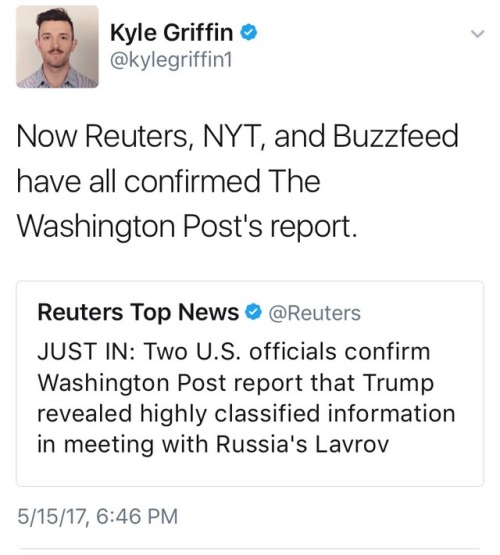 trelesire:  scrotus-potus:  sandalwoodandsunlight: http://wapo.st/2pOKFnO So, why aren’t we holding Donald and Hillary to the same standard?    Just like….just -imagine- if Obama had not even leaked classified intel but like, just met with Russians