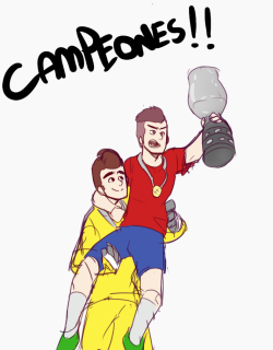 Ar-Art:  One-Shot-Y-Fanfic:  Ar-Art:  One-Shot-Y-Fanfic:  Ar-Art:  ¡¡Somos Campeones!!