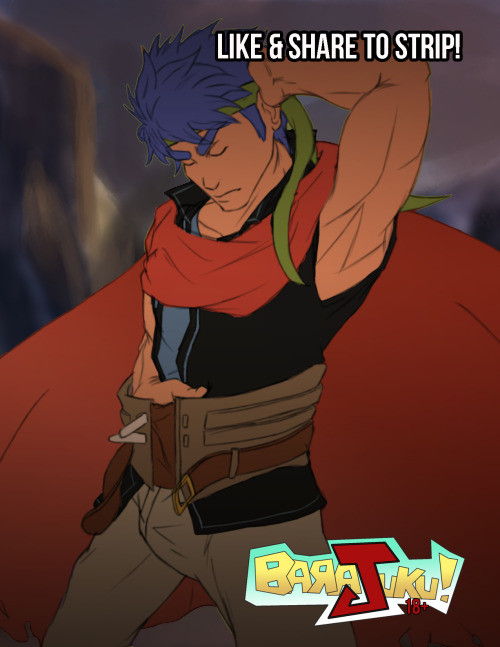 flyassbaras: Ike Strip Tease! 7 of 7!!For every 20 notes Ike removes a piece of clothing THANKS FOR PLAYING EVERYONE ENJOY! (PLEASE DONT REMOVE THE SOURCE) Sharing is Caring! if you like my work be sure to reblog! you all are my motivation.  ( if this