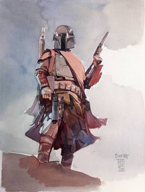 crisisofinfinitemultiverses: Boba Fett by Alex Maleev